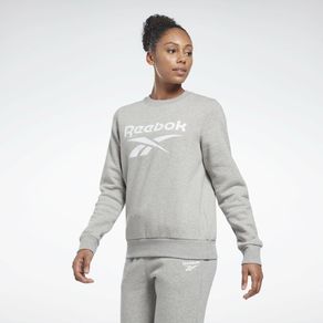 Polera Reebok Identity Big Logo Fleece Crew Mujer